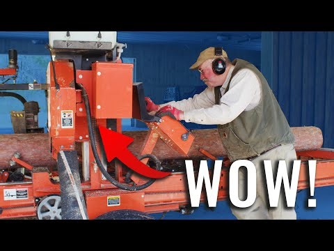 Check out his SAWMILL! Ed Neuhauser - Customer Spotlight | Oneida Air Systems, Inc.