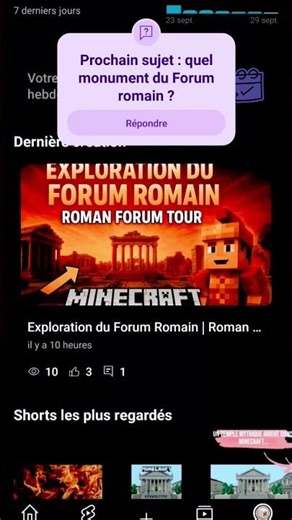 Explore le Forum romain - Roman Forum Tour, Guide and Build (Minecraft Ancient City)