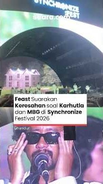 Feast Suarakan Keresahan soal Karhutla dan Isu MBG di Synchronize Festival 2026
