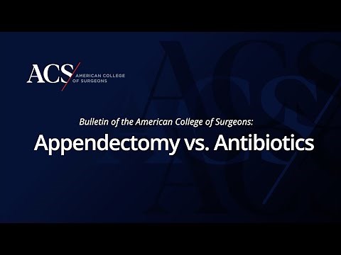 Appendectomy vs. Antibiotics