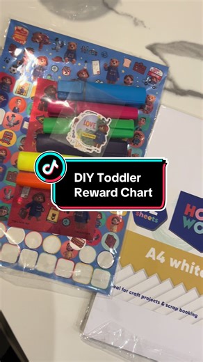 DIY toddler reward chart #positiveparenting #toddlerrewards #toddlertantrums #rewardchart #bump2tots