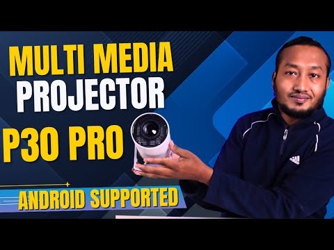 P30 Pro Projector Review | Android Supported Projector | ‪@sparkstudiopk‬