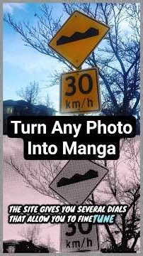 Turn Any Photograph Into Manga! #manga #creativetools