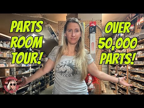 OVER 50,000 PARTS in my inventory! Behind the scene of my 40 yr old small engine repair shop!