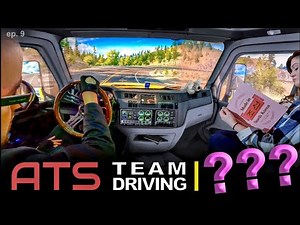 BOTH OF US INSIDE Truck Simulator ??? TEAM DRIVING ATS 🚛
