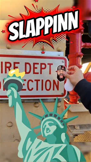 NYC Street Slap -Stickers are fun! 🔥🎯 #shorts #art #streetart #sticker
