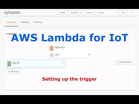 Triggering AWS Lambda from AWS IoT
