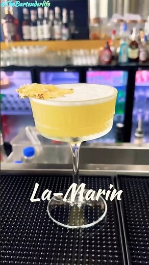 🤗Delicious Summer Cocktail🤤La-Marin🍸 #trending #cocktail #cocktailvlogs #drink #bar #bartender
