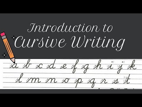 Cursive Writing For Beginners || Learn Small Alphabets in Cursive
