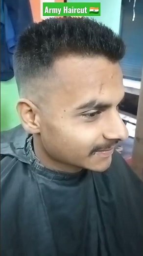 Army Haircut || Indian Army hair cutting || Short video 🇮🇳 ||