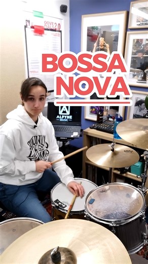 1.4M views · 22K reactions | Bossa Nova - the smooth rhythm that’ll transport you straight to elevator bliss 論 #latinmusic #sessiondrummer #drumuniversity #drumlessons #drumsdrumsdrums #drumbeat #girldrummer | Love To Learn Drums | Facebook