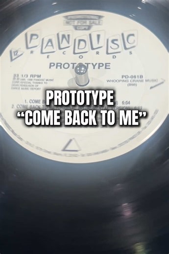 Prototype- Come Back To Me 1985 #disco #hinrg #newwave by association. #prototype