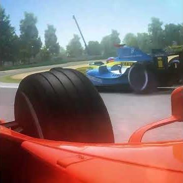 Michael Schumacher vs Fernando Alonso | Ferrari F2004 vs Renault R24 | F1 2004 at Imola