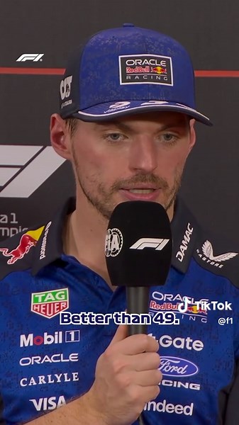 keeping it real as always 🙂‍↕️ #f1 #f1drivers #singaporegp #maxverstappen #redbullracing