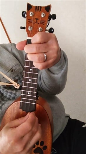 ネコレレで「ロビンソン」のイントロを弾いてみた！ #Shorts #ukulele #弾いてみた #ネコレレ #スピッツ