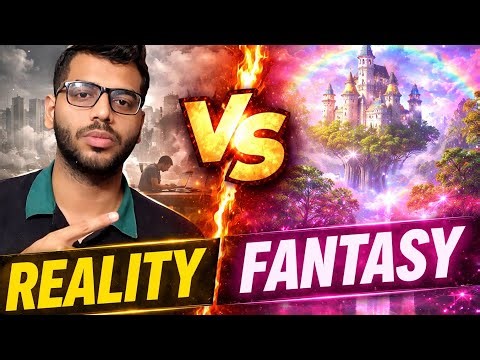 Reality Vs Fantasy. You will be 100% clear after watching this video