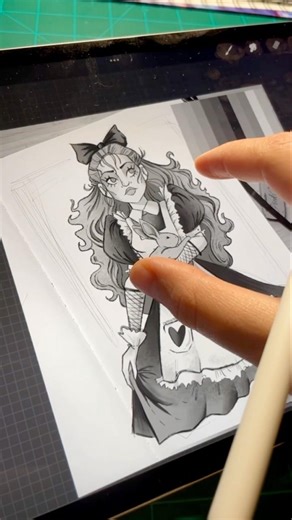 Grayscale challenge 👽 #art #artchallenge #digitalart #drawing #artwork