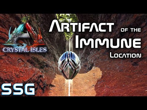 ARK Crystal Isles Artifact of the Immune Location