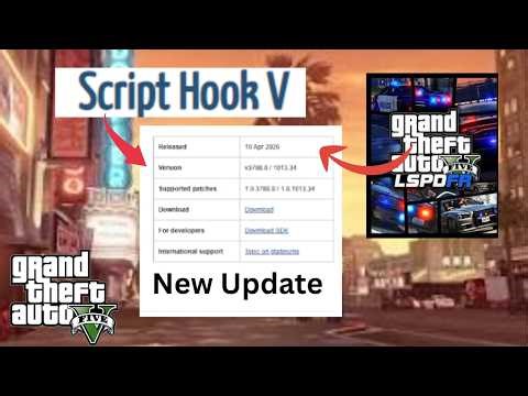 New scripthookv update of 2026 lspdfr version (Part 1)
