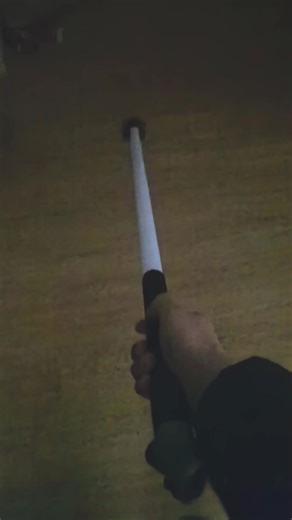 Innovative Laser Saber Style Trekking Poles for Night Hikes