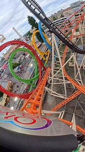 The Worlds LARGEST Traveling Coaster! • 🎢 Olympia Looping at Wiener Prater 🎡 • #rollercoaster #pov #vienna | The Ry Guy