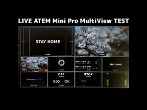 LIVE TEST ATEM Mini Pro MultiView