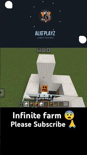 Infinite Snow Farm For Java/Bedrock edition #minecraft #snowfarm #minecraftfarm
