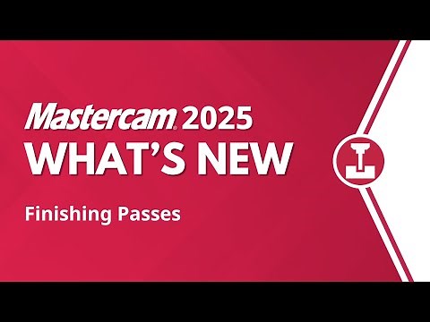 Finishing Passes for Dynamic Toolpath | What's New for Mastercam 2025