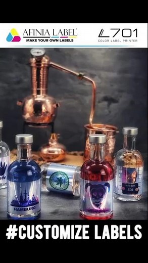 Afinia L701 Digital Label Printer - Sample Labels