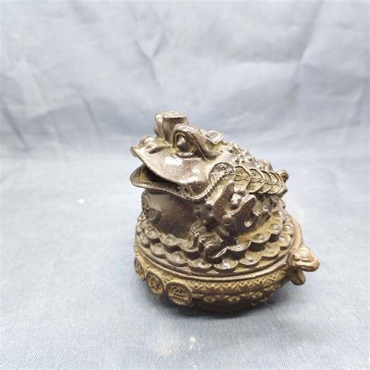 Vintage Bronze Money Frog Incense Holder | Antique Chinese Prosperity Decor for Tea Spaces - Etsy
