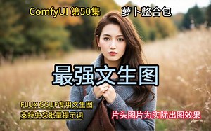 ComfyUI 第50集 最强GGUF文生图。_哔哩哔哩_bilibili