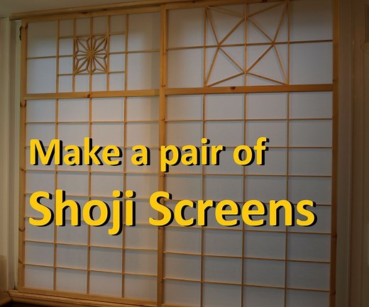 Make a Pair of Shoji (Japanese Sliding) Screens