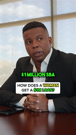 Sterling Birdsong | SBA Lender | Entrepreneur on Instagram: "Women need the same credit, collateral, and capital as anyone else. A strong deal always gets funded. For a $1M loan, expect to put down at least $100K and still have liquidity left after closing #SBALoan #Entrepreneur #BusinessFunding #Finance #Wealth"