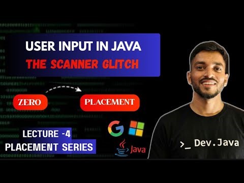 Taking User Input in Java | Scanner Class vs BufferedReader | Lecture 4
