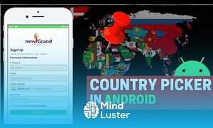 Mind Luster - Learn Android Studio Tutorial Country Picker in Android