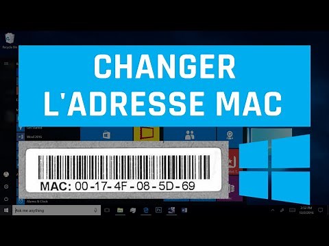 Changer l'adresse MAC de son ordinateur Windows 10