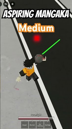 Aspiring mangaka EASY MEDIUM and HARD combo #roblox #anime #jjs #combo #shorts #fyp #jujustukaisen