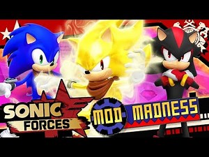 Sonic Forces (PC 4K 60FPS) SUPER SONIC Boom & Boom Shadow - Mod Madness