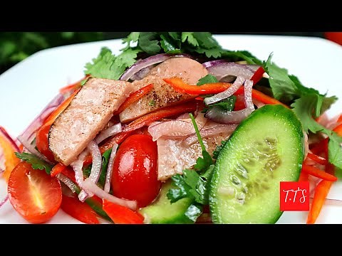 HOW TO MAKE SPAM SALAD AT HOME/ Spam salad with homemade dressing