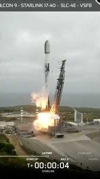 Lift-Off Falcon 9 - Starlink 17-40 - SLC-4E - Vandenberg Space Force Base, CA - June 28, 2026