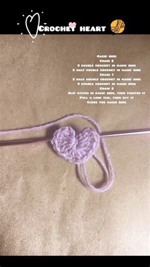 Crochet Heart Pattern 💗 | Easy Crochet Heart Tutorial | Cute Handmade Heart | Beginner Crochet