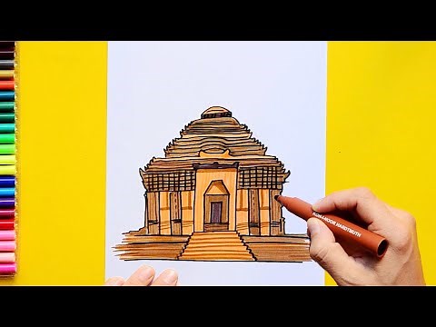How to draw the Sun Temple, Konark