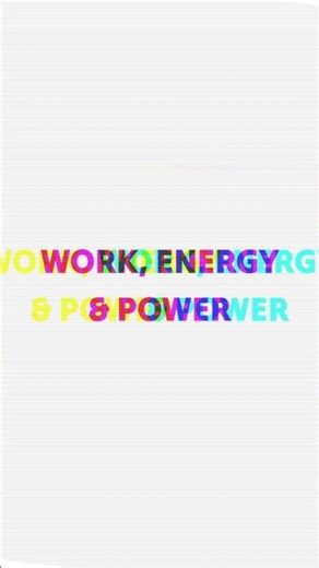 Work , Energy and Power formula notes - class 11