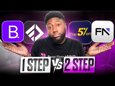 1-Step vs 2-Step Prop Firm Challenges | Best Prop Firm Challenge Type