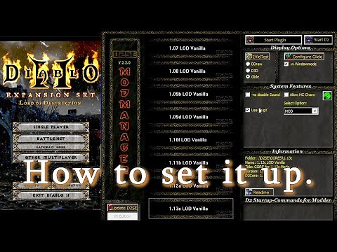 Diablo 2 Mod Manager HOW to set it up guide!