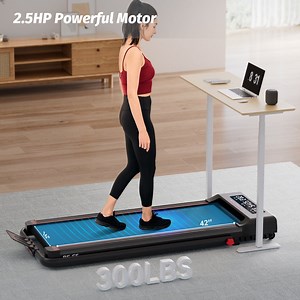 [Hot Item] Ypoo New Arrival LED Walking Pad Machine Foldable Home Fitness Smart Wireless Control Electric Treadmills Mini Walking Pad with Ypoofit APP