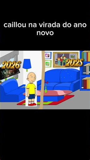 caillou na virada do ano novo #goanimate