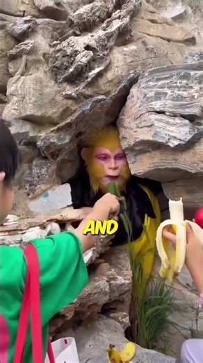 Getting Paid to Sit in a Cave 😲🐒 #shorts