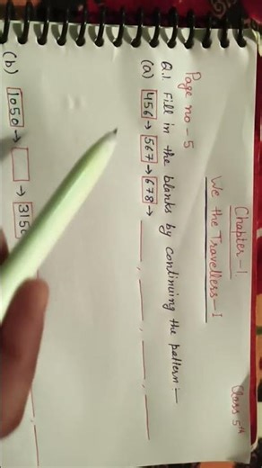 class 5th math chapter 1