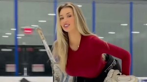 Mikayla Demaiter thrills fans back on the ice as they say 'that is so hot'